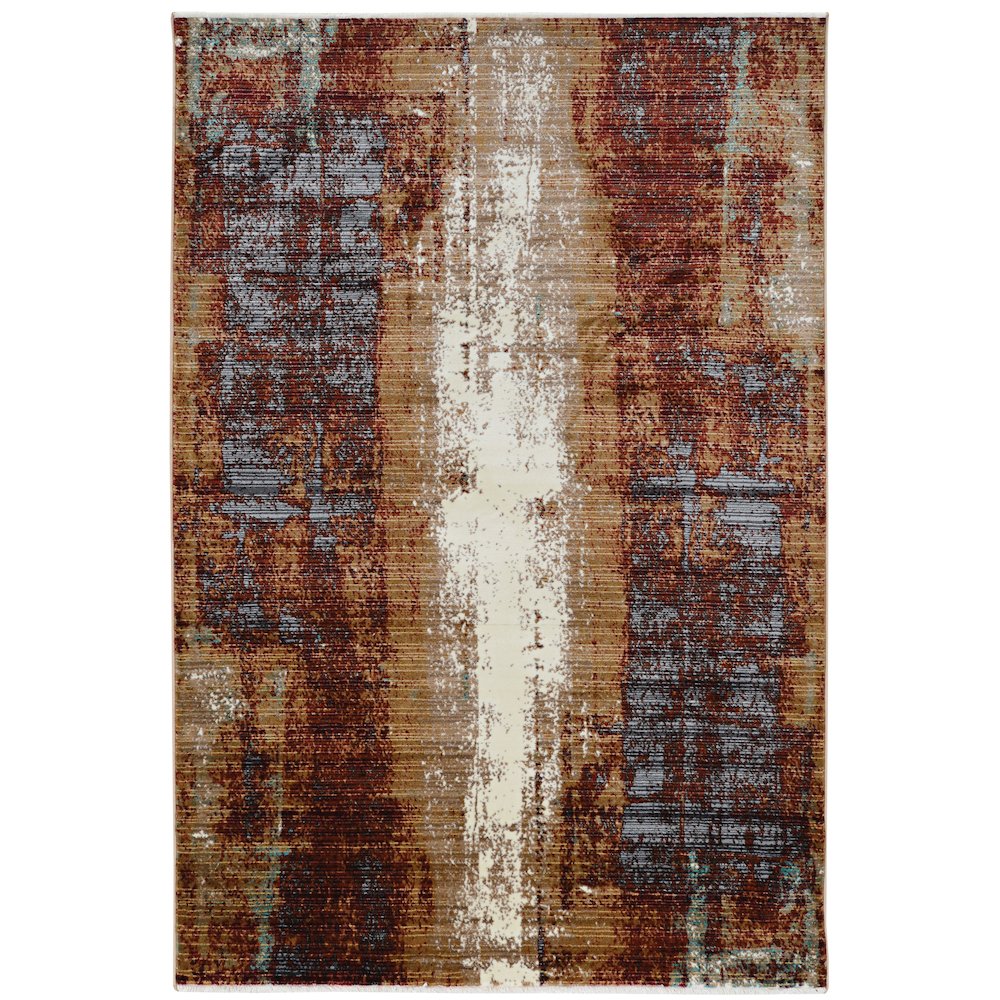 Illusions Canyon Beige & Burgundy 8x11, Rug. Picture 1