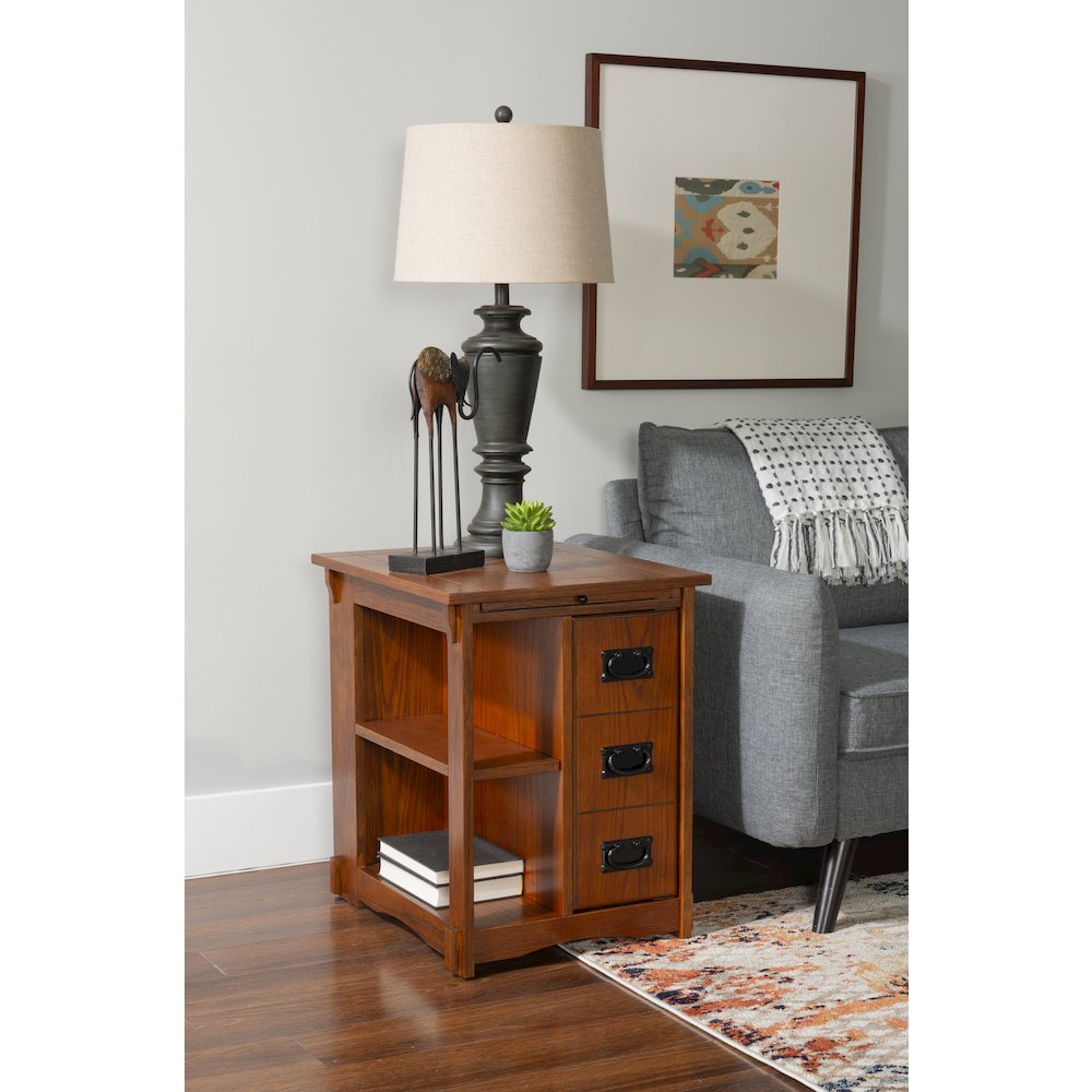 Mission Oak Cabinet Table. Picture 3