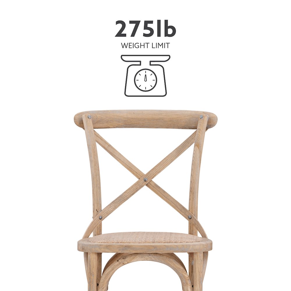 Roxy 30 In Gray Wash Bar Stool. Picture 16