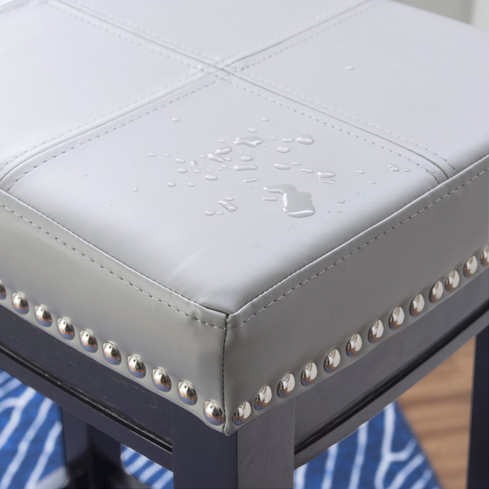 Claridge Gray Bar Stool. Picture 6