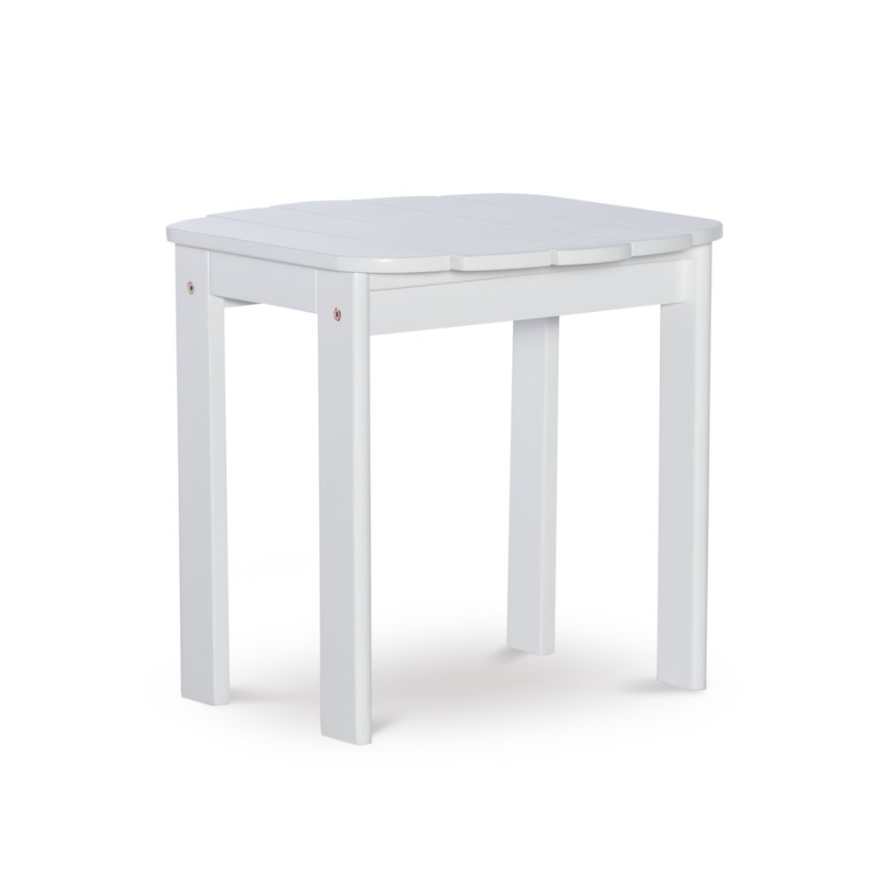 White Adirondack End Table. Picture 9