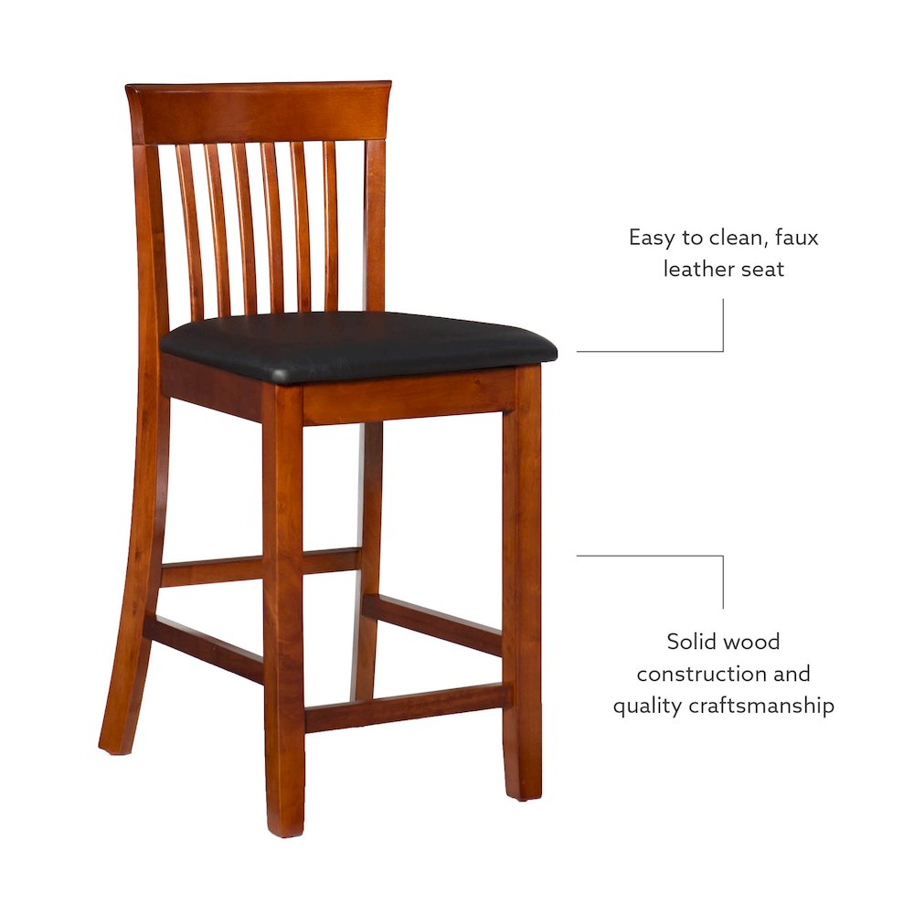 Triena 24 In Craftsman Counter Stool. Picture 9