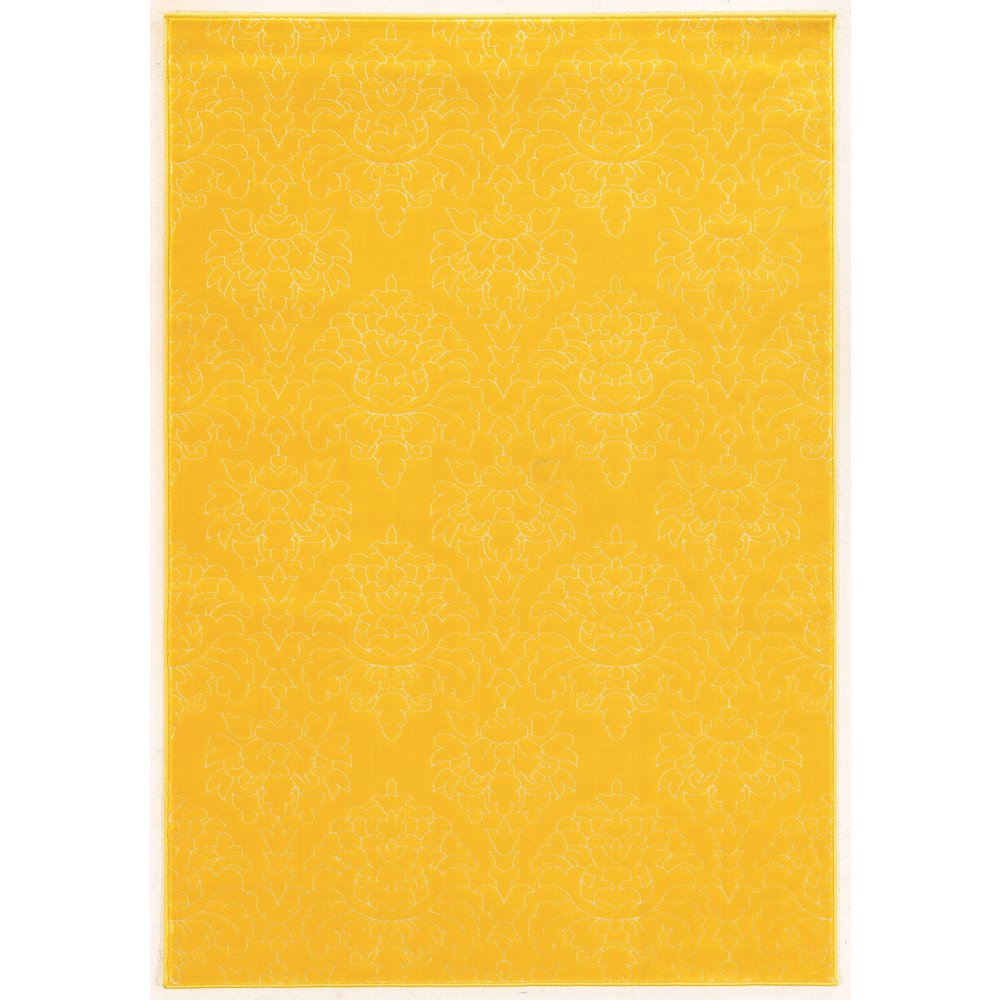 Prisma Chloe Yellow & White 8x10.4, Rug. Picture 1