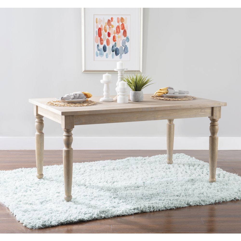 Avalon Light Natural Brown Rectangle Table. Picture 2