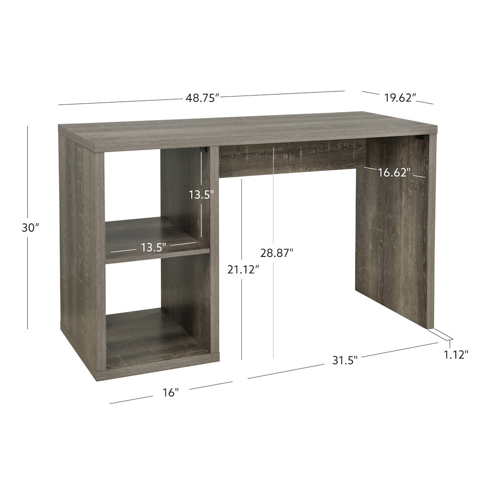 Galli 2 Cube Desk Grey. Picture 17