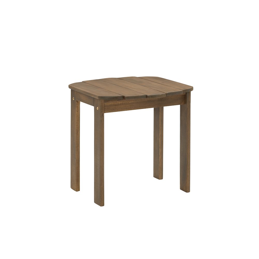 Acorn Finish Adirondack End Table. Picture 8