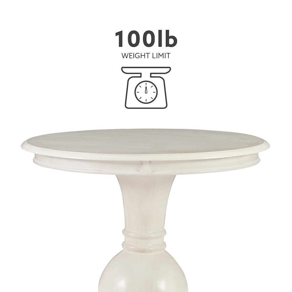Adeline Round Accent Table Cream. Picture 12