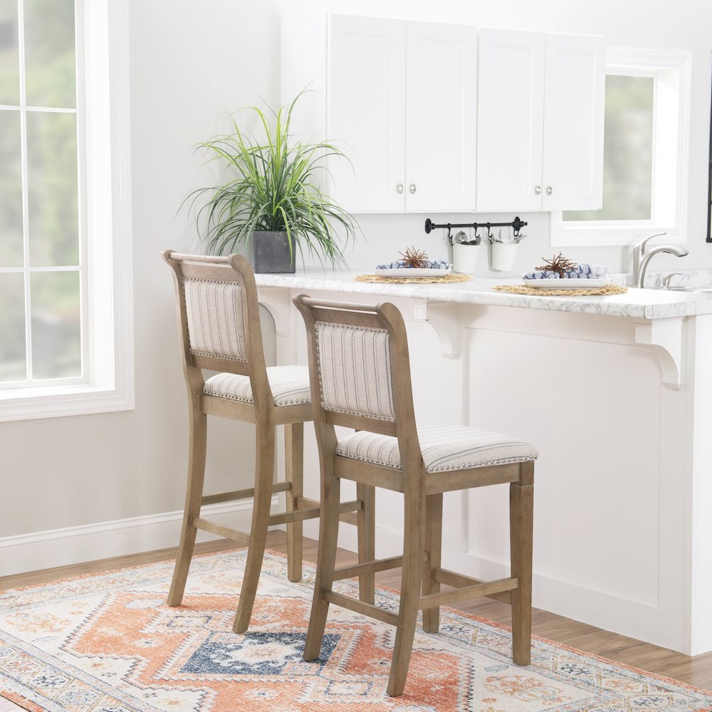 Emmy Grey Bar Stool. Picture 4