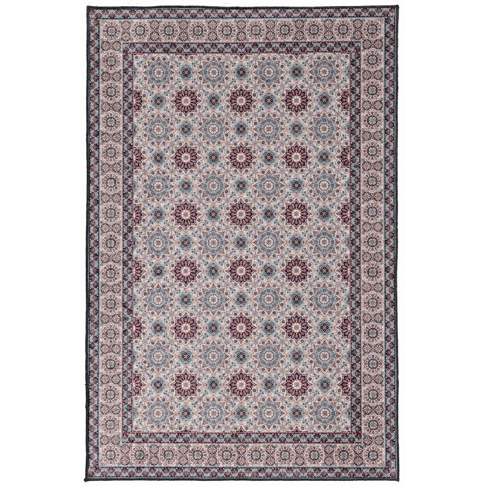 EmeraldCharlotte Ivory & Raspberry 3.3x5, Rug. Picture 1
