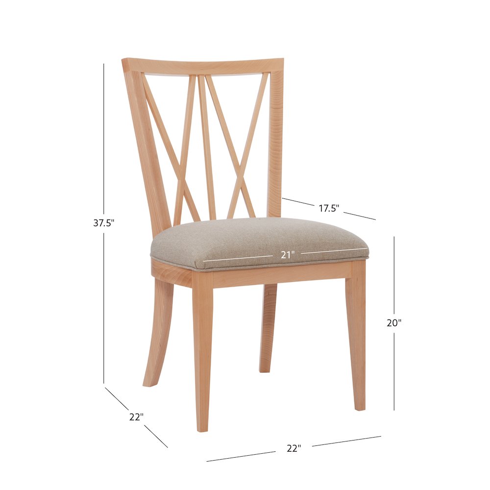 Bailey Chair Natural. Picture 14