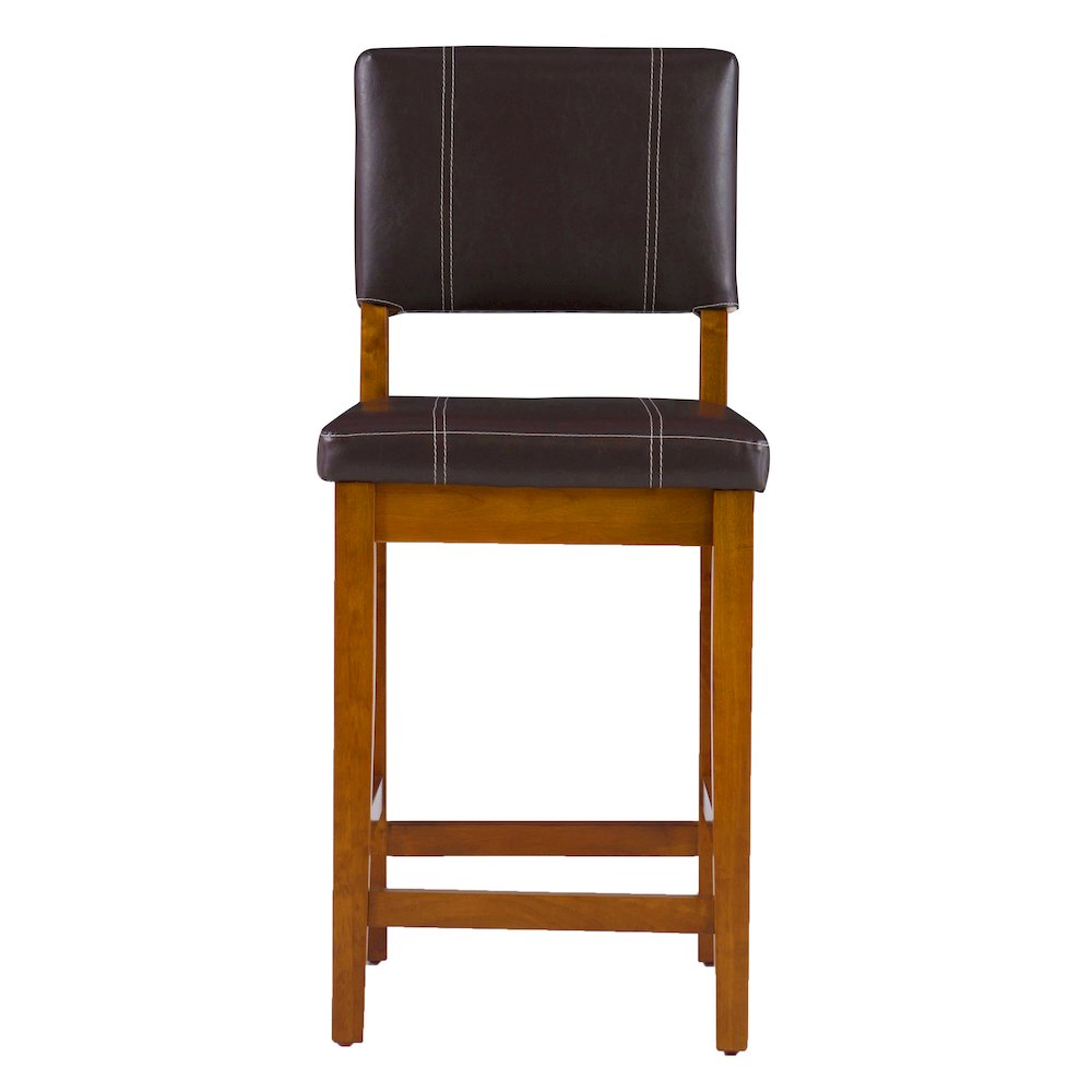 Milano Counter Stool Brown 24. Picture 1
