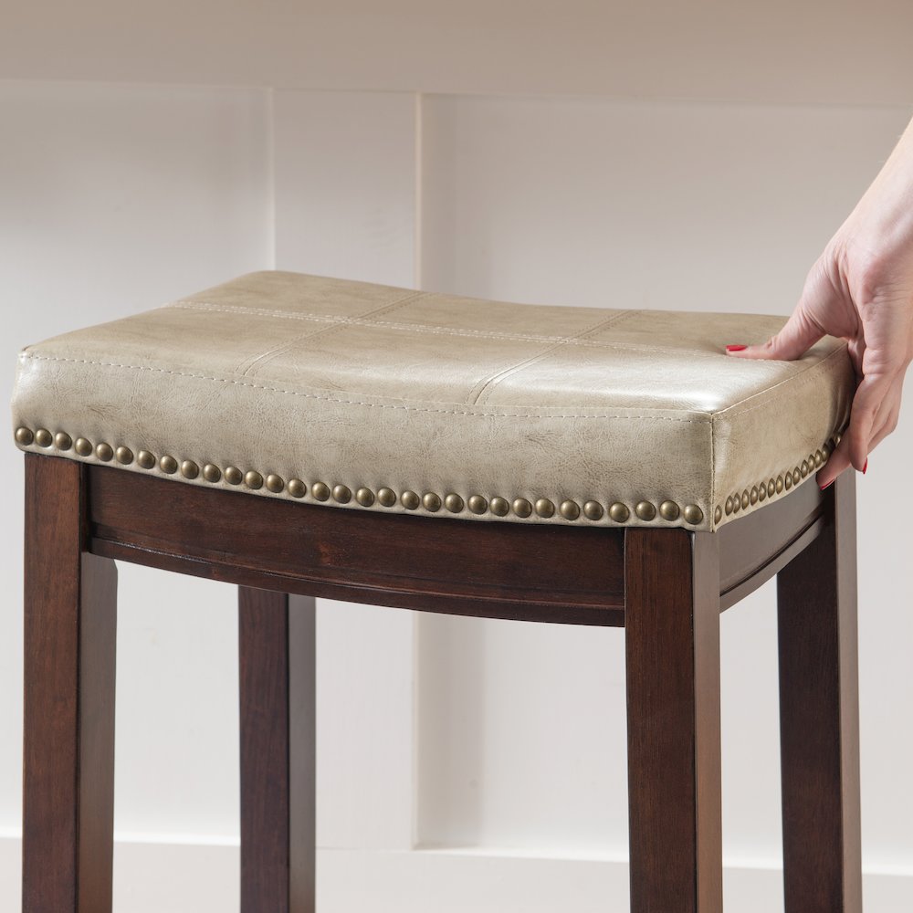 Claridge Beige Counter Stool. Picture 6