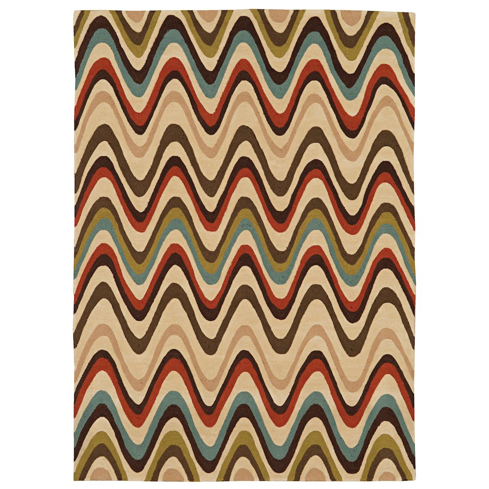 Trio Mouzi Sand & Multi 5x7, Rug. Picture 1