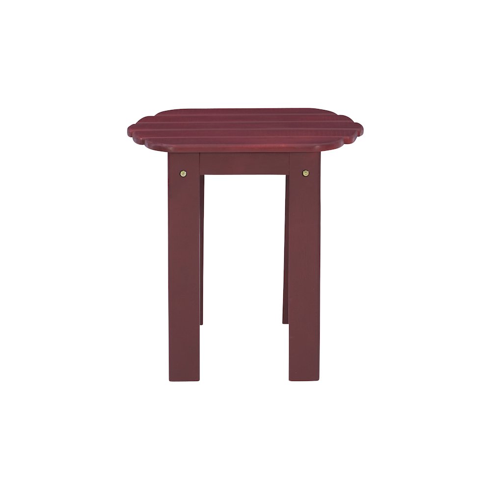 Red Adirondack End Table. Picture 6