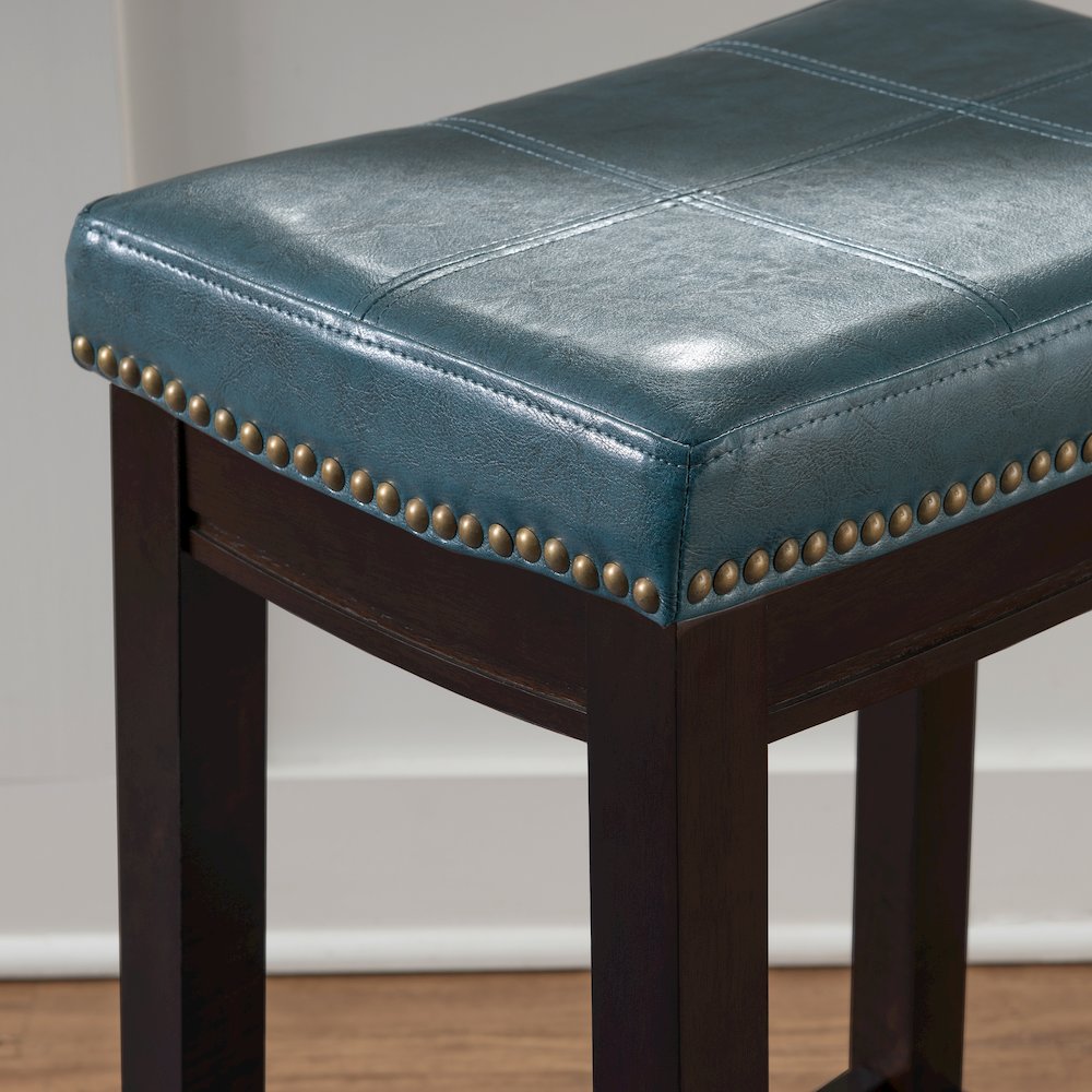 Claridge Blue Counter Stool. Picture 5