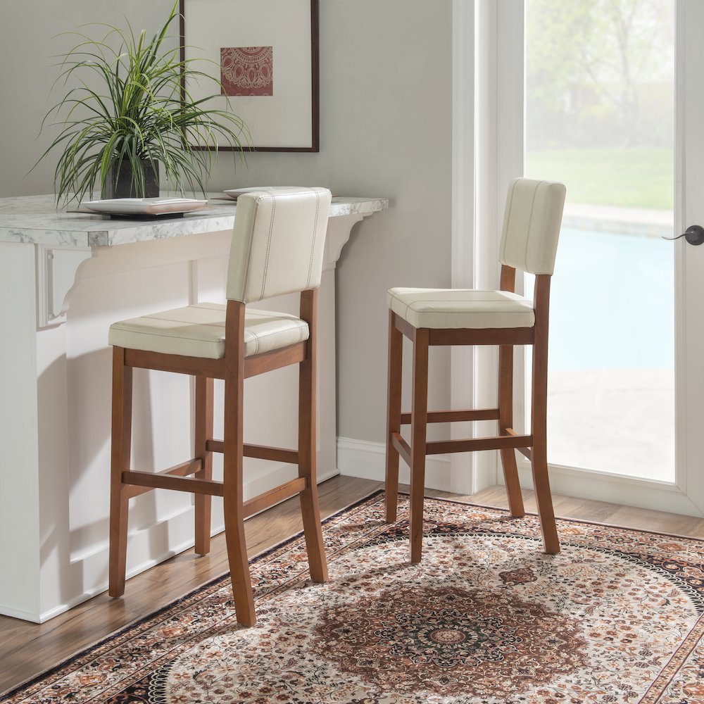 Milano Bar Stool Cream. Picture 2
