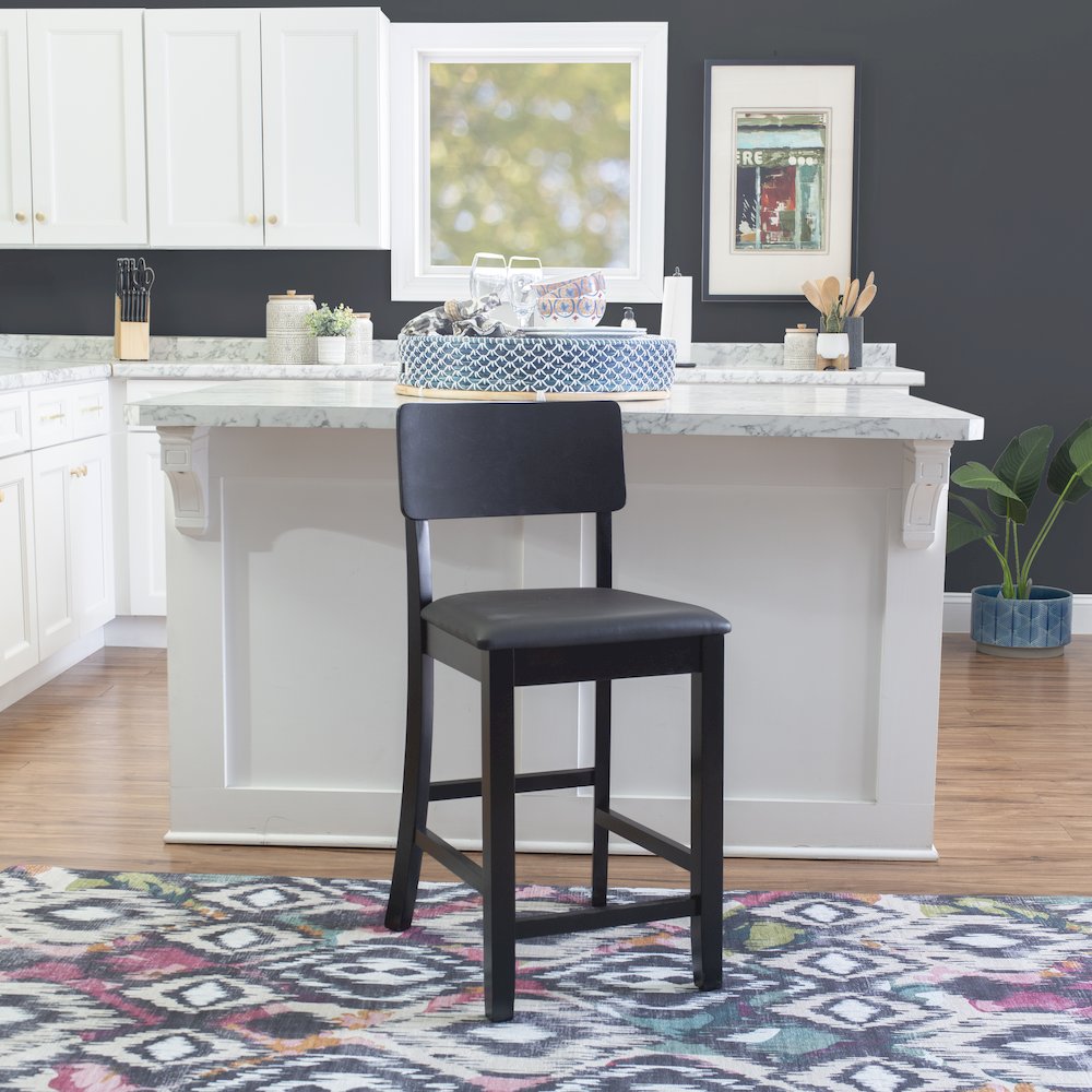 Torino 24 In Contemporary Counter Stool. Picture 3