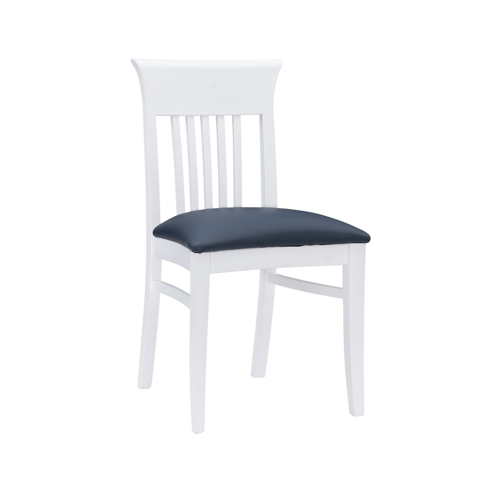 Jenny Upholstered  Chair White Set Of 2. Picture 1