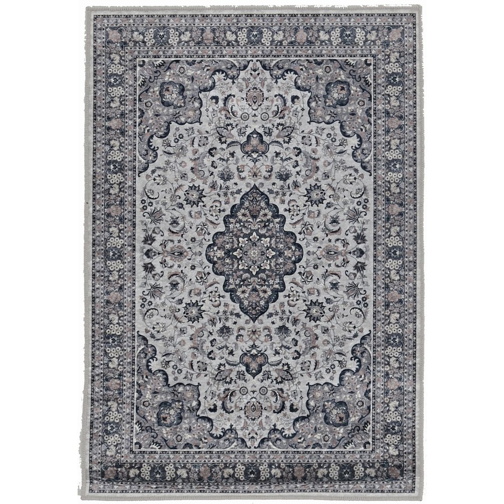 Emerald Barton Cream & Grey 3.3x5, Rug. Picture 1