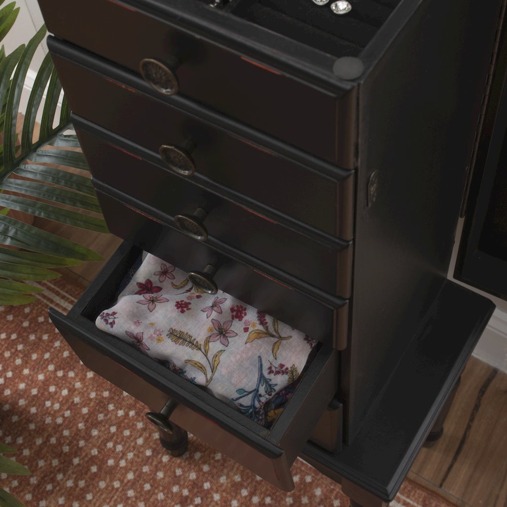 Ebony Jewelry Armoire. Picture 6
