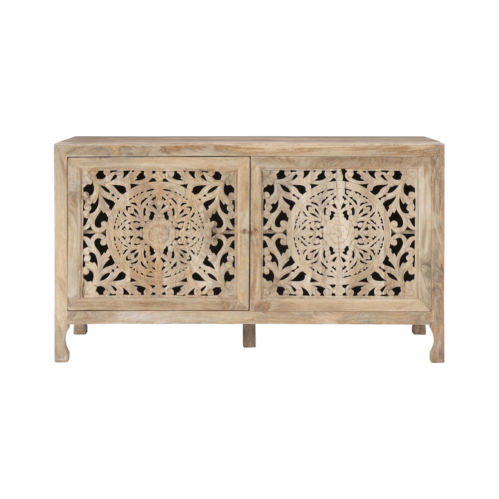 Haven 2 Door Cabinet Natural. Picture 2