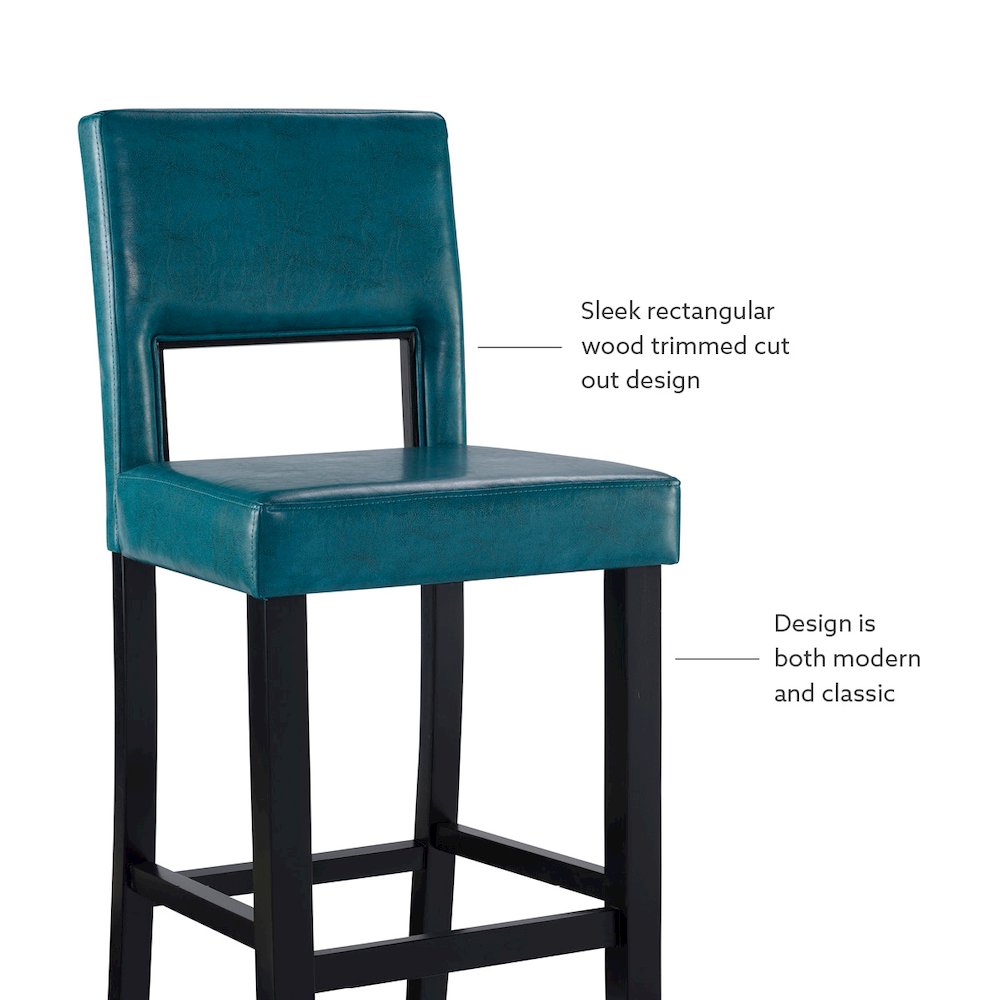 Vega Bar Stool Agean Blue. Picture 5