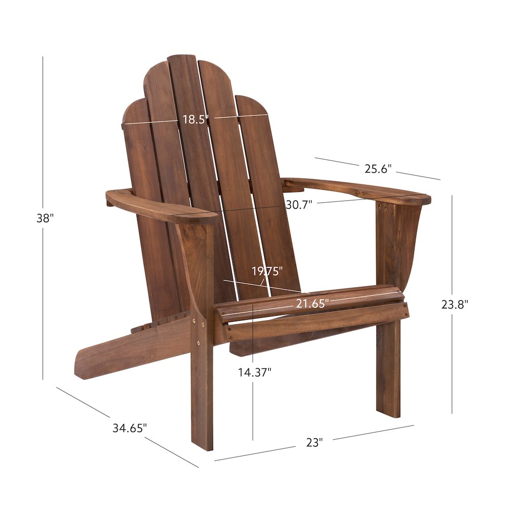 Acorn Adirondack Chair. Picture 15