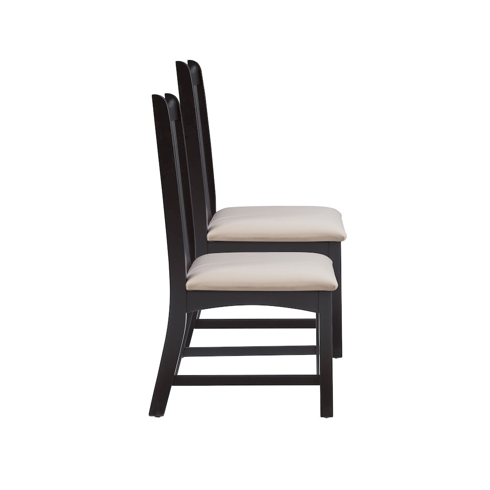 Bonnie Black Chair Uph Seat. Picture 6