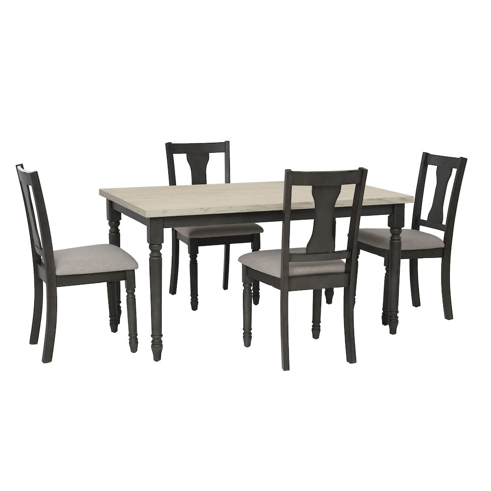 Willow Grey 5 Piece Set. Picture 8