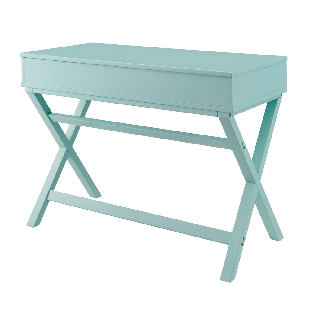 Peggy Lift Top Desk, Turquoise. Picture 9