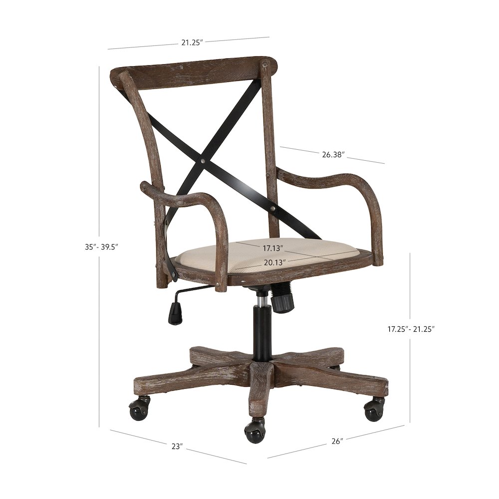Carson Café Office Chair, Neutral. Picture 17
