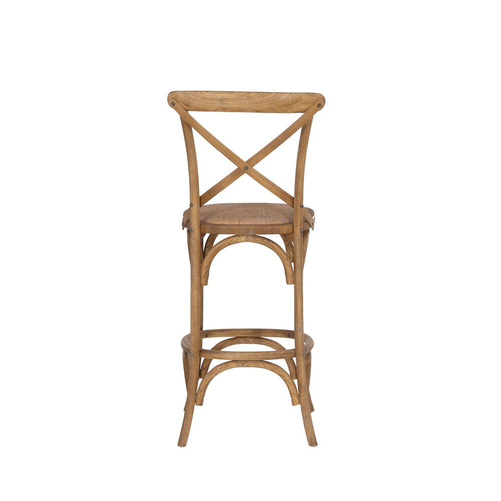 Roxy 30 In Gray Wash Bar Stool. Picture 10