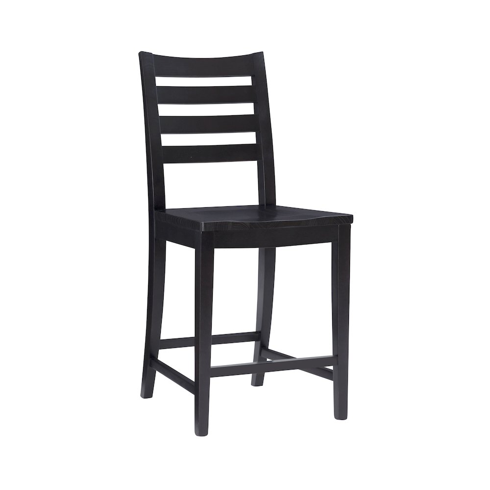 Flynn Counter Stool Black Set Of 2. Picture 1