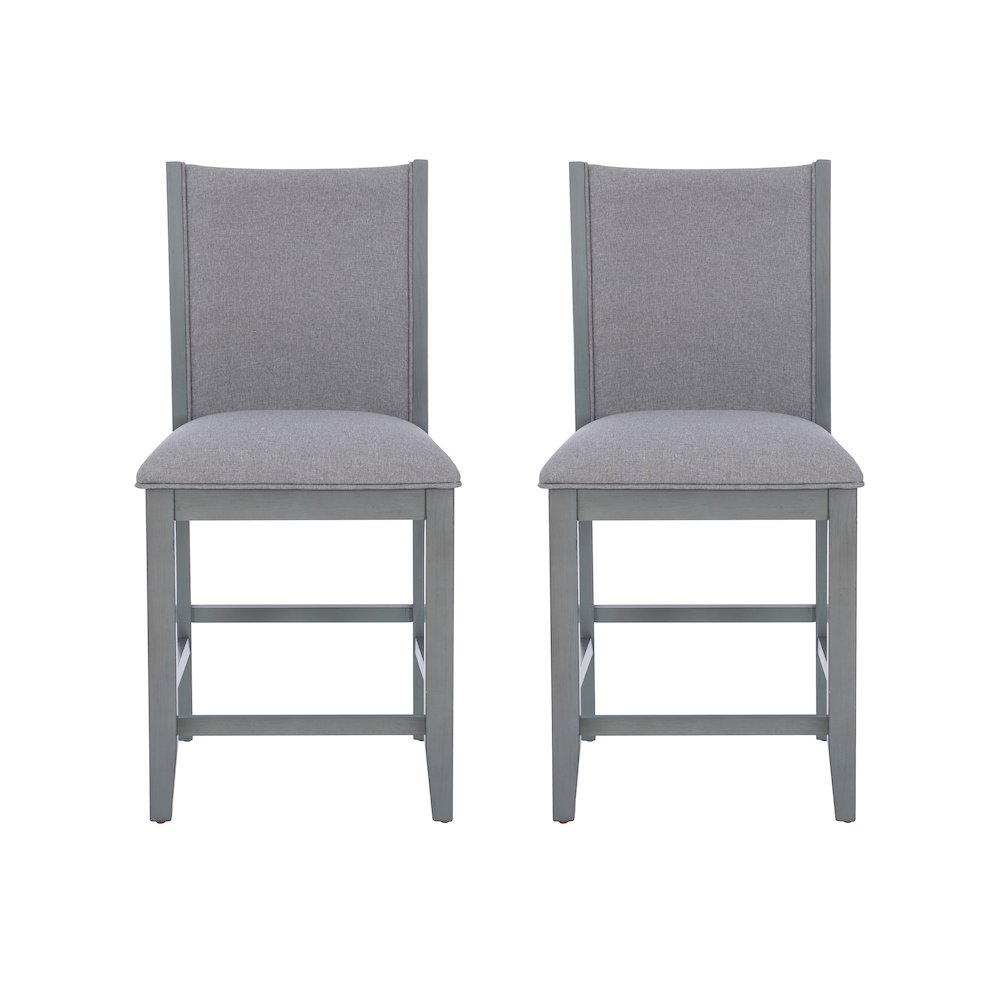 Abbot Counter Stool Set Of 2 Gray. Picture 3