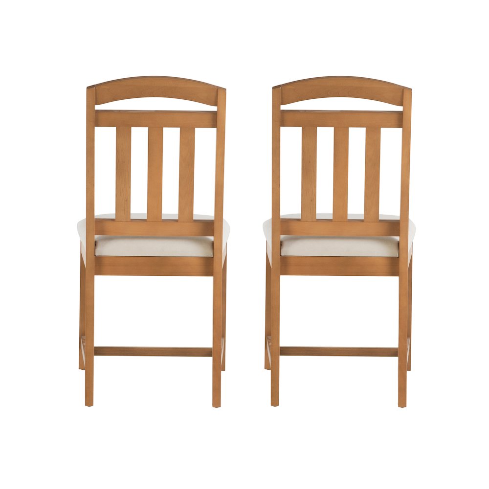 Wilmer Side Chair Brown Set Of 2. Picture 8