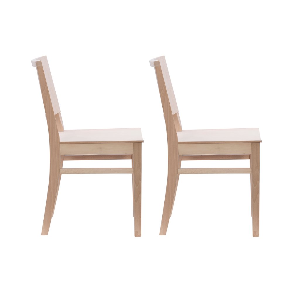 Devin Side Chair Unfinished- Set Of Two. Picture 6