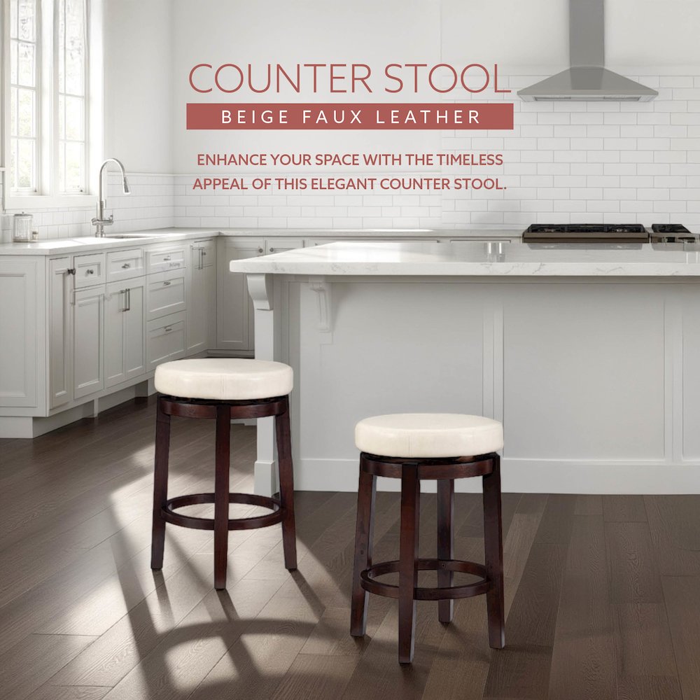 Maya Rice 24 Inches Counter Stool. Picture 9