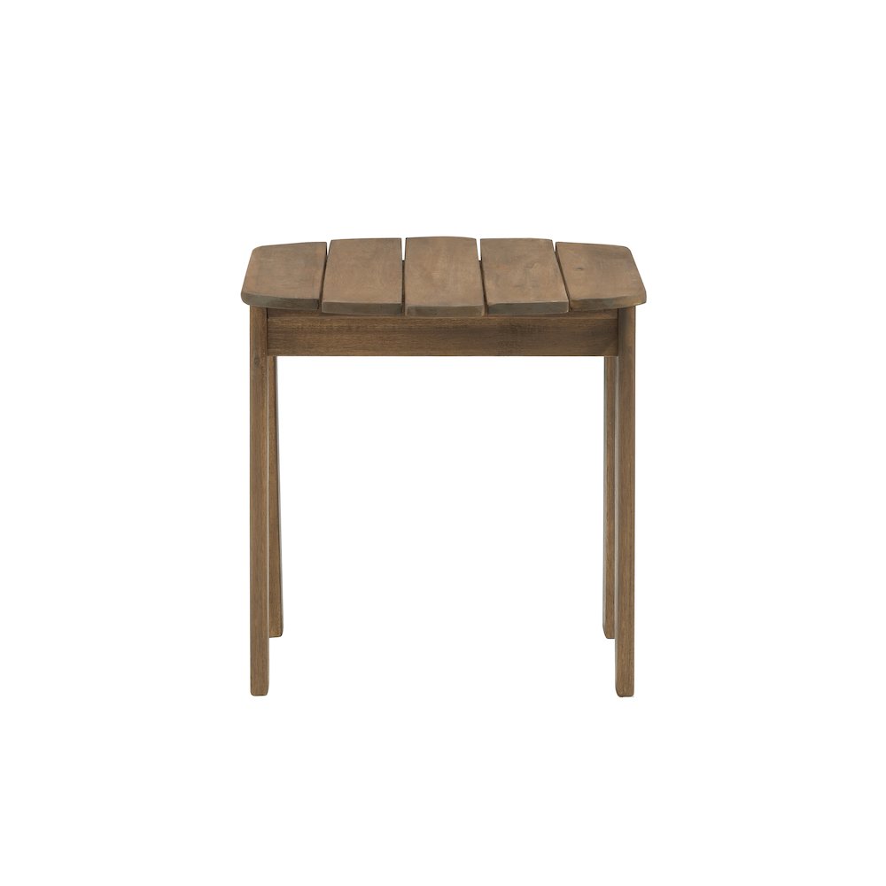 Acorn Finish Adirondack End Table. Picture 1