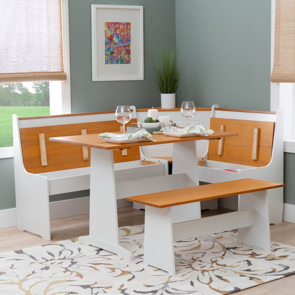 Ardmore Nook White With Pine Accents. Picture 5