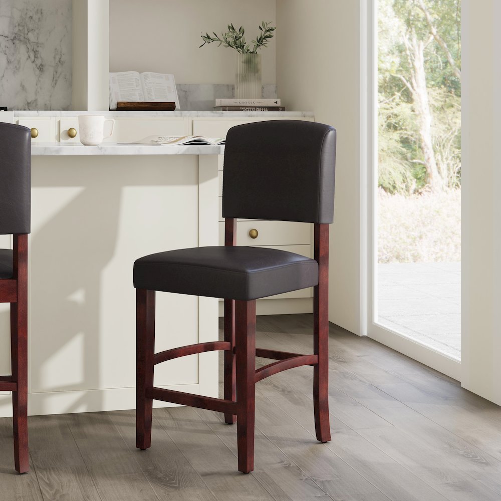 Monaco Counter Stool Espresso. Picture 5