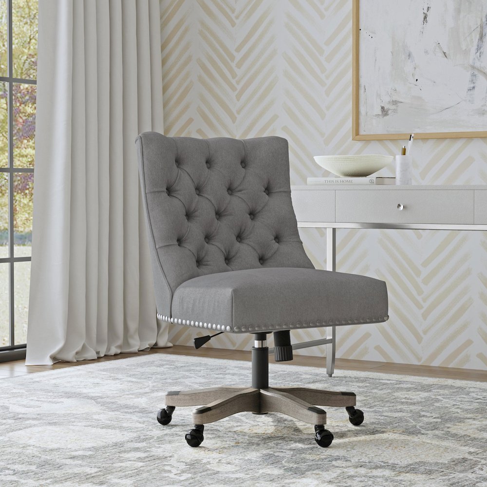 Della Office Chair, Light Gray. Picture 5