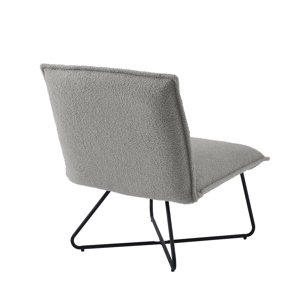 Kelvin Sherpa Grey Chair. Picture 10