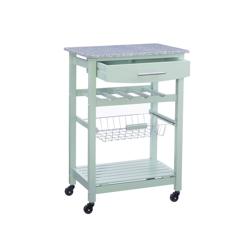 Roger Green Kitchen Island Granite Top. Picture 1