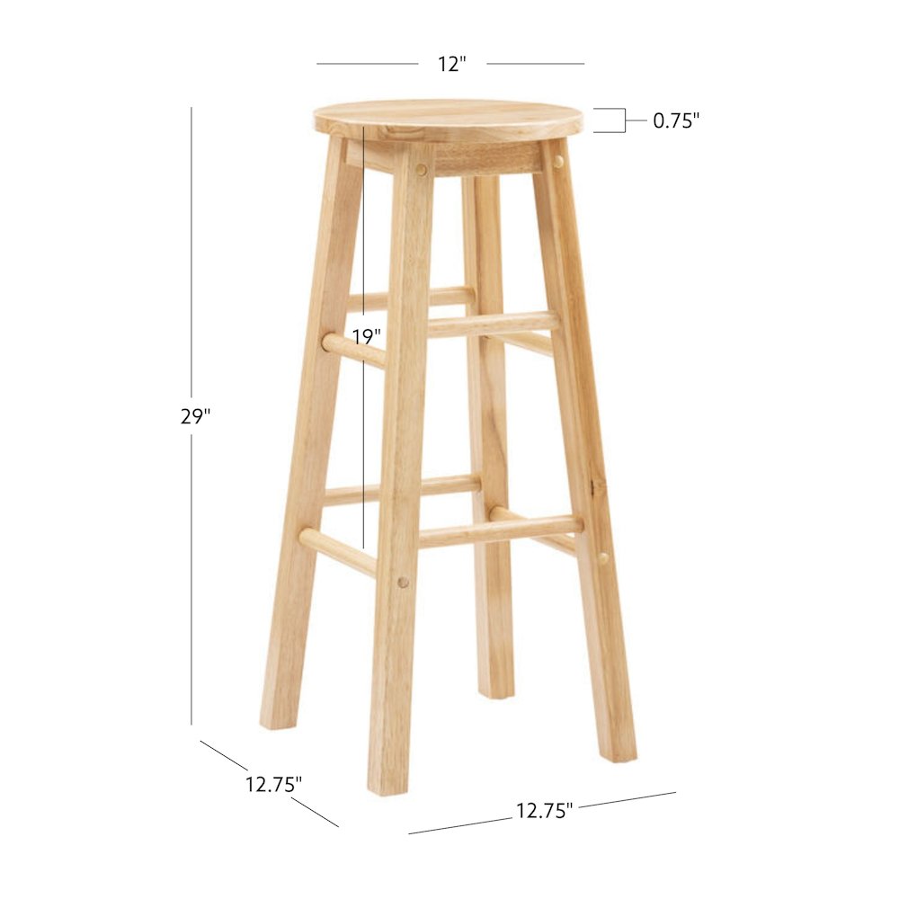 29 Inches Barstool With Round Seat. Picture 14