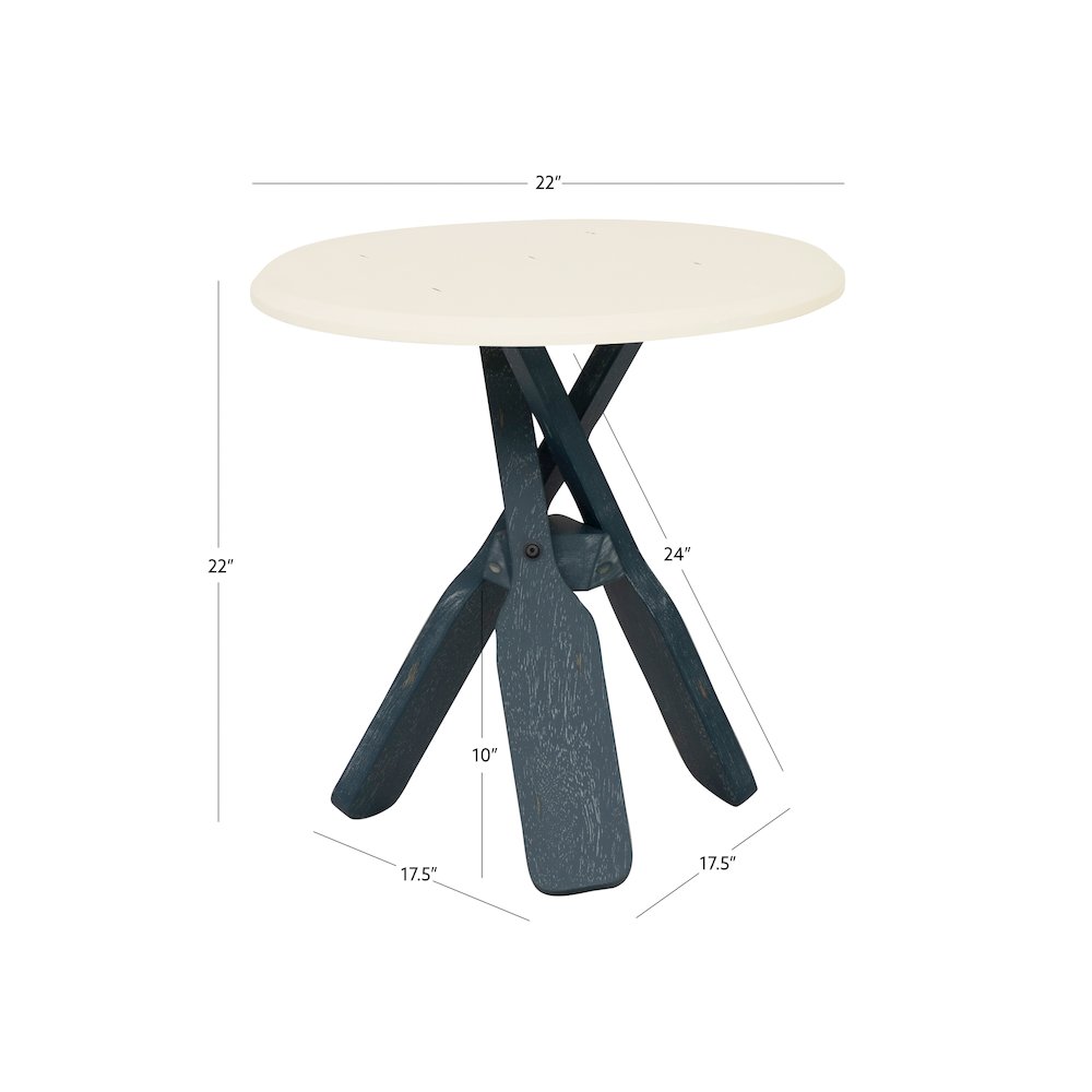 Omar Side Table Blue. Picture 13