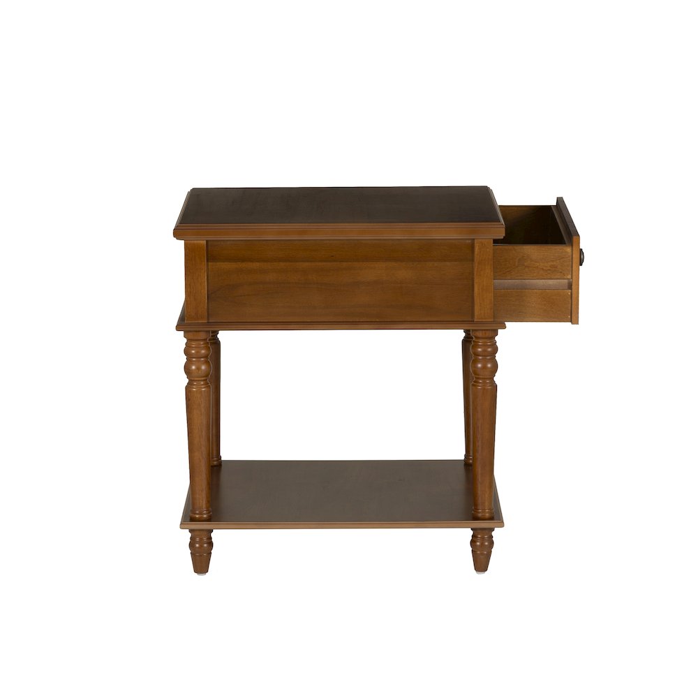 McGhie Side Table Hazelnut. Picture 8