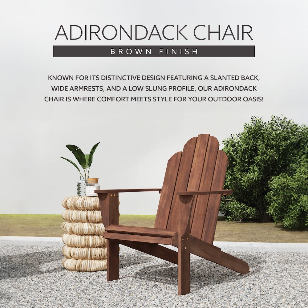 Acorn Adirondack Chair. Picture 10