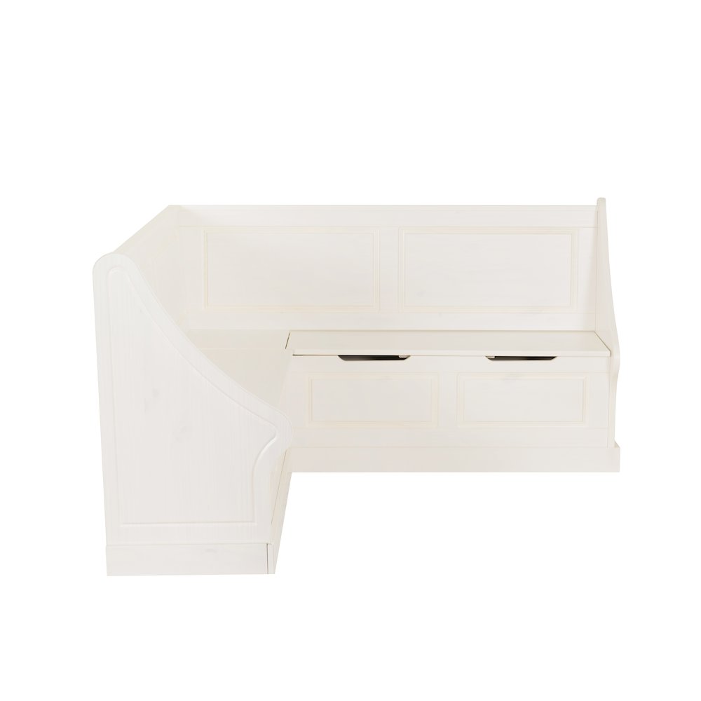 Tobin Corner Breakfast Nook, White. Picture 2