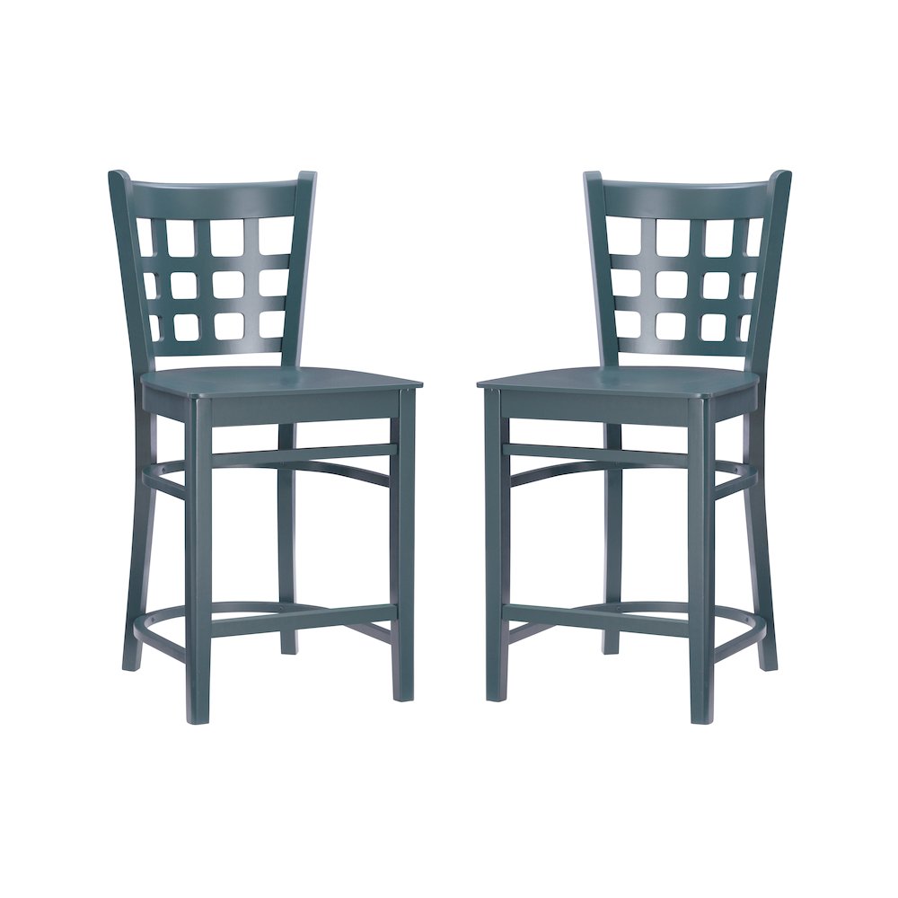 Lola Counter Stool Green Set Of 2. Picture 7