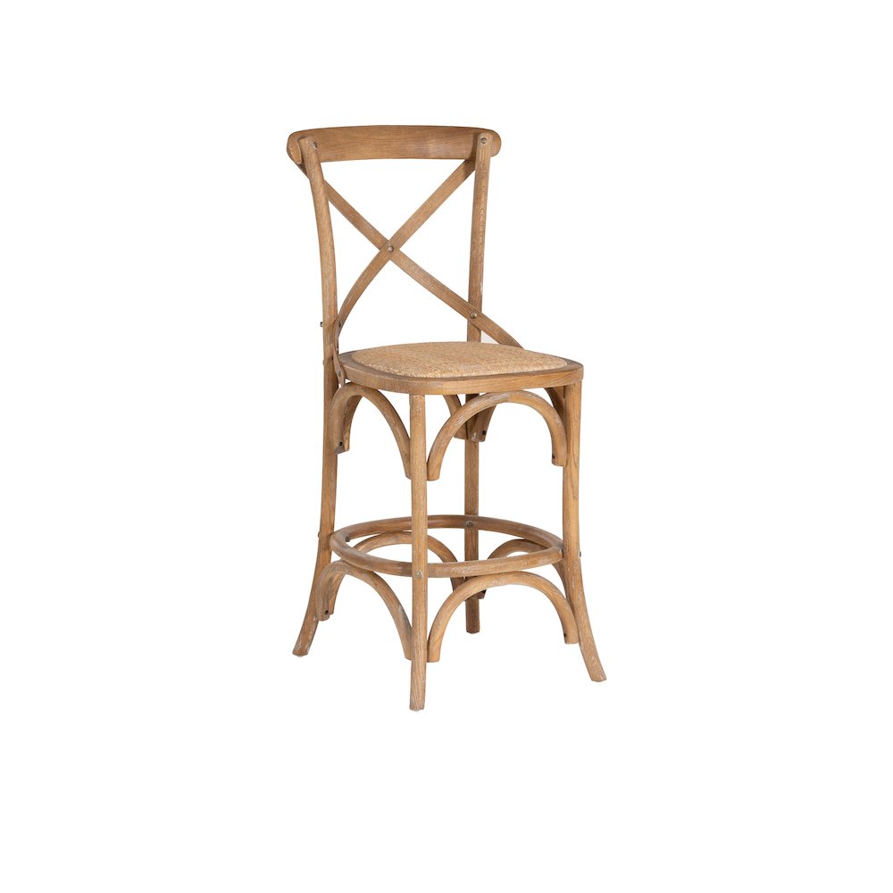 Roxy 24.5 In Gray Wash Counter Stool. Picture 8